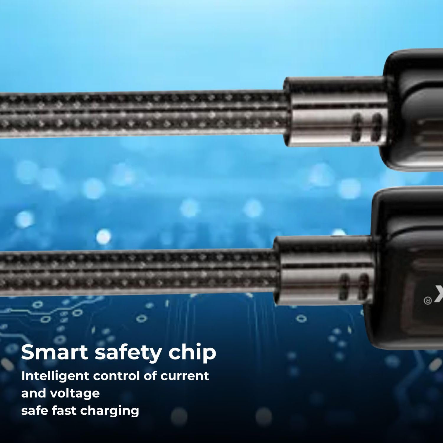 66W Fast Charging Dual-Color Braided Cable, Copper Core, 120cm Length, 480MB/s Rate