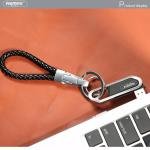 Remax Mena Key Chain High Speed USB 2.0 Flash Drive, Metal Material with Lanyard, 32GB Black