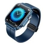 Remax Mena Smart Watch for Men with Bluetooth Call Fitness Watch with Blood Pressure SpO2 Heart Rate Monitor Sports Watch, Blue