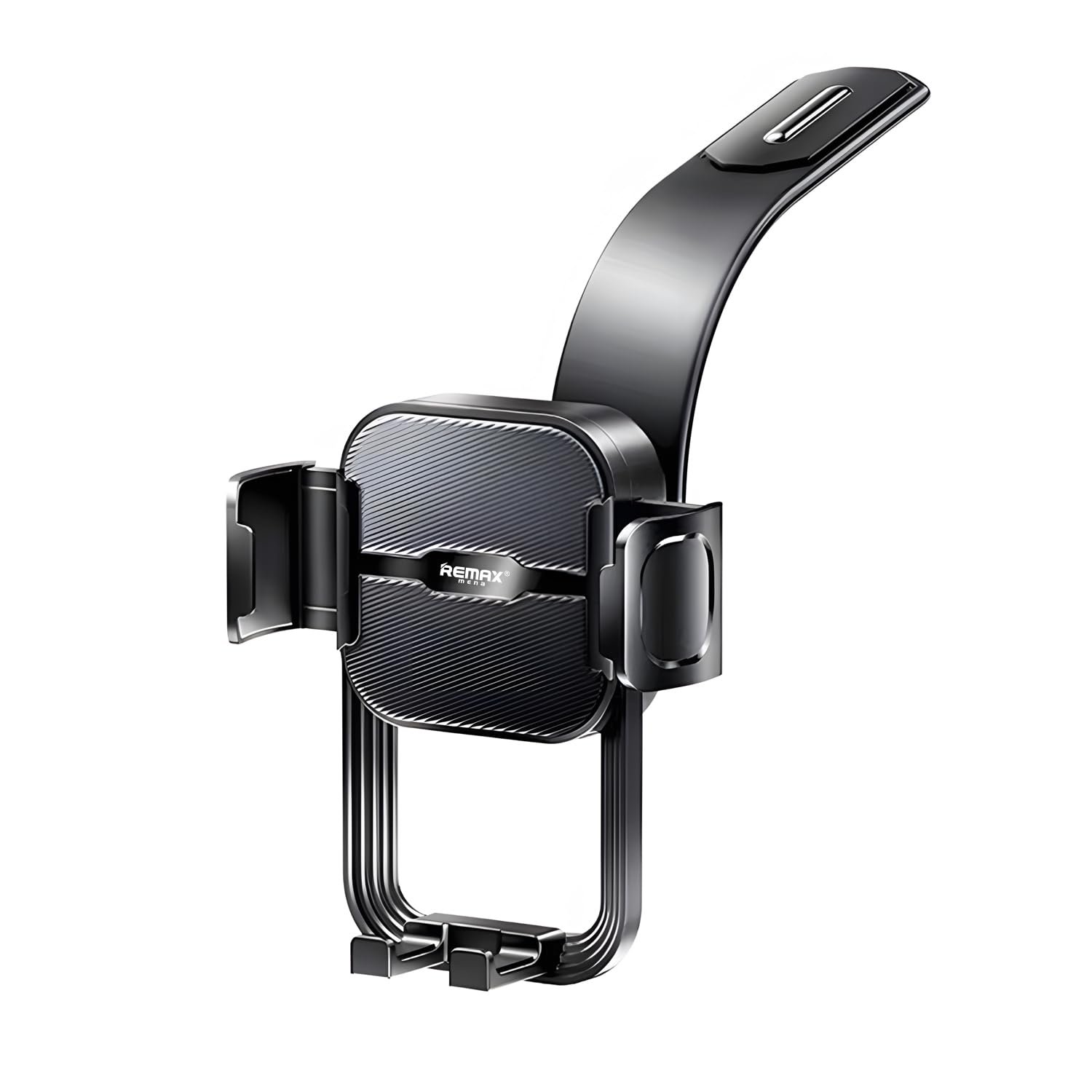 Remax Mena CD Slot Car Phone Holder Multifunctional Folding Car Mount, Car Phone Mount Mobile Phone Stand in Car for iPhone Samsung Redmi, Black
