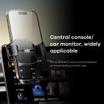 Remax Mena CD Slot Car Phone Holder Multifunctional Folding Car Mount, Car Phone Mount Mobile Phone Stand in Car for iPhone Samsung Redmi, Black