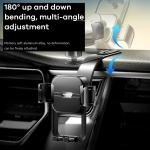 Remax Mena CD Slot Car Phone Holder Multifunctional Folding Car Mount, Car Phone Mount Mobile Phone Stand in Car for iPhone Samsung Redmi, Black