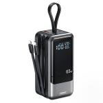 Remax Mena Power Bank 65W+60W PD+QC Fast Charging Dinba Series with 2 Data Cables, Battery Safe and Exlosion Proof, Ultra Long Battery 20000mAh