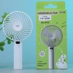 Remax Mena Roiling Handheld Fan RS-SF02 Mini Hand Fan, USB Personal Fan Function Cooling Fan For Travel, Outdoor, Hiking, Camping,White