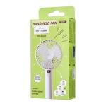 Remax Mena Roiling Handheld Fan RS-SF02 Mini Hand Fan, USB Personal Fan Function Cooling Fan For Travel, Outdoor, Hiking, Camping,White