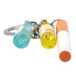 Keychain Wine Bottle Cigarette Premium Quality, Anti-Lost, Handcrafted Assorted Color