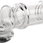 Acrylic Olive Oil Bottle Dispenser, Dripless Soy Sauce Shaker for Kitchen Transparent