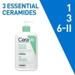 CeraVe Foaming Cleanser | Face and Body Wash for Normal to Oily Skin with Hyaluronic Acid, Niacinamide and Ceramides| Fragrance Free Paraben Free | 16Oz, 473 ML