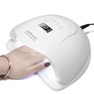 Professional Gel Polish Led Nail Drying Lamp,Nail Dryer Sun X5 PlUS 54W Uv Led Nail Lamp For Professional Manicure Salon,Nails, Polish, Curing, Manicure, Pedicure,Nail Arts Tools, White
