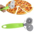 Limitless Round Pizza Cutter Wheel With Handle Equipped Ultra Sharp Blade, Slip-Proof Ergonomic, Dishwasher Safe, Durable & Long-Lasting (BAIGE HANDLE)