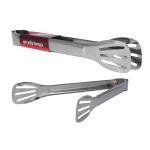 2PC Two-Wire Bread Clip, Kitchen Cooking Food Tongs for Oven Baking, Silver