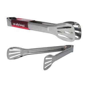 2PC Two-Wire Bread Clip, Kitchen Cooking Food Tongs for Oven Baking, Silver