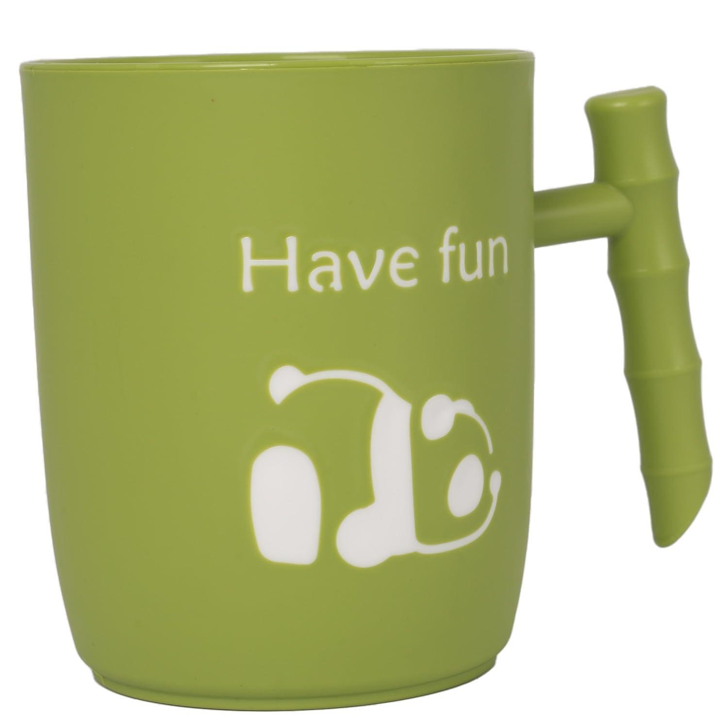 Toothbrush Cup, Unbreakable & Easy-to-Clean Holder for Toothbrush & Toothpaste, Green