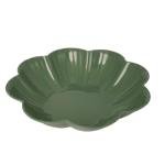 Limitless Fruit Plate Stylish and Functional for All Occasions, Fruit Bowls, Plates with Dividers, Snack Tray, Reusable Snack Tray, Fruit Plate with Compartments for Nuts (Green Rose)