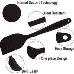 Limitless Silicone Spatula Set - 6 Piece Non-Stick Rubber Spatula Set, Heat-Resistant Spatula Kitchen Utensils Set for Cooking, Baking and Mixing