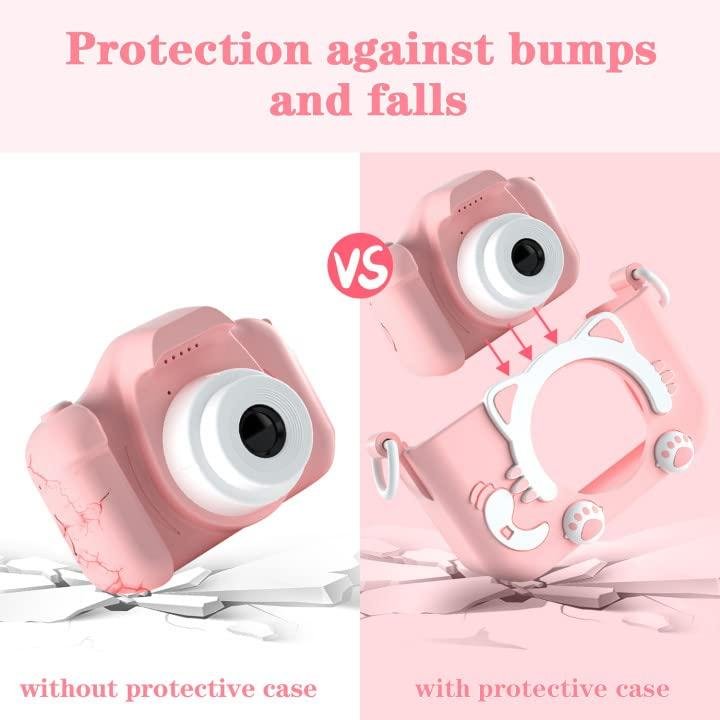 Limitless Kids Camera Toys for 6+ Year Old Boys/Girls, Kids Digital Camera for Toddler with 1080P Video, Chritmas Birthday Festival Gifts for Kids, Selfie Camera for Kids,(Pink)