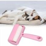 Limitless 2PC Lint Roller Kit – Ultimate Pet Hair & Dust Remover for Clothes, Carpets, & Car Seats, Suitable for Hair Clothes Carpet Car Seat Dust and Brush, Pink&White