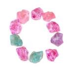 Limitless Enchanted Crystal Light-Up Gems - Dazzling Decorative Gems for Parties, Fairy Tale Themes & Home Décor | Pack of 3 Sets, 10 Pieces Each (Pink)