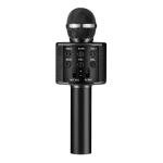 Limitless Karaoke Wireless Microphone for Kids Toddler Microphone Mic Speaker Machine for Kids Party with LED Lights, Magic Sounds, Vocal Remover Compatible with iPhone, Android, iPad, PC (Black)