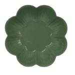 Limitless Fruit Plate Stylish and Functional for All Occasions, Fruit Bowls, Plates with Dividers, Snack Tray, Reusable Snack Tray, Fruit Plate with Compartments for Nuts (Green Rose)