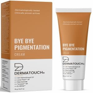 DERMATOUCH Bye Bye Pigmentation Cream || Anti Pigmentation Cream for Women/Men with Niacinamide, B-White, Lime Pearl, OA Hidroxitirosol LD & Tyrostat - 19G