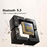 Remax Mena Headset Blissful Series Active Noise-Canceling Music, Dual-Mic, Wireless 5.3 for Quick Connection, Transmission Distance 10M,Charging Case Battery 1000mAh