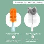 Limitless Electric Silicone Bottle Brush, Rechargeable Bottle Brush Set, Baby Bottle