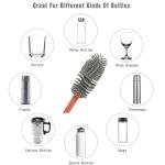 Limitless Bottle Cleaner Brush Silicone Bottle Brush Multifunctional Bottle Cleaning Brushes Long Bottle Brush for Baby Bottles Sports Bottle Vase Glassware