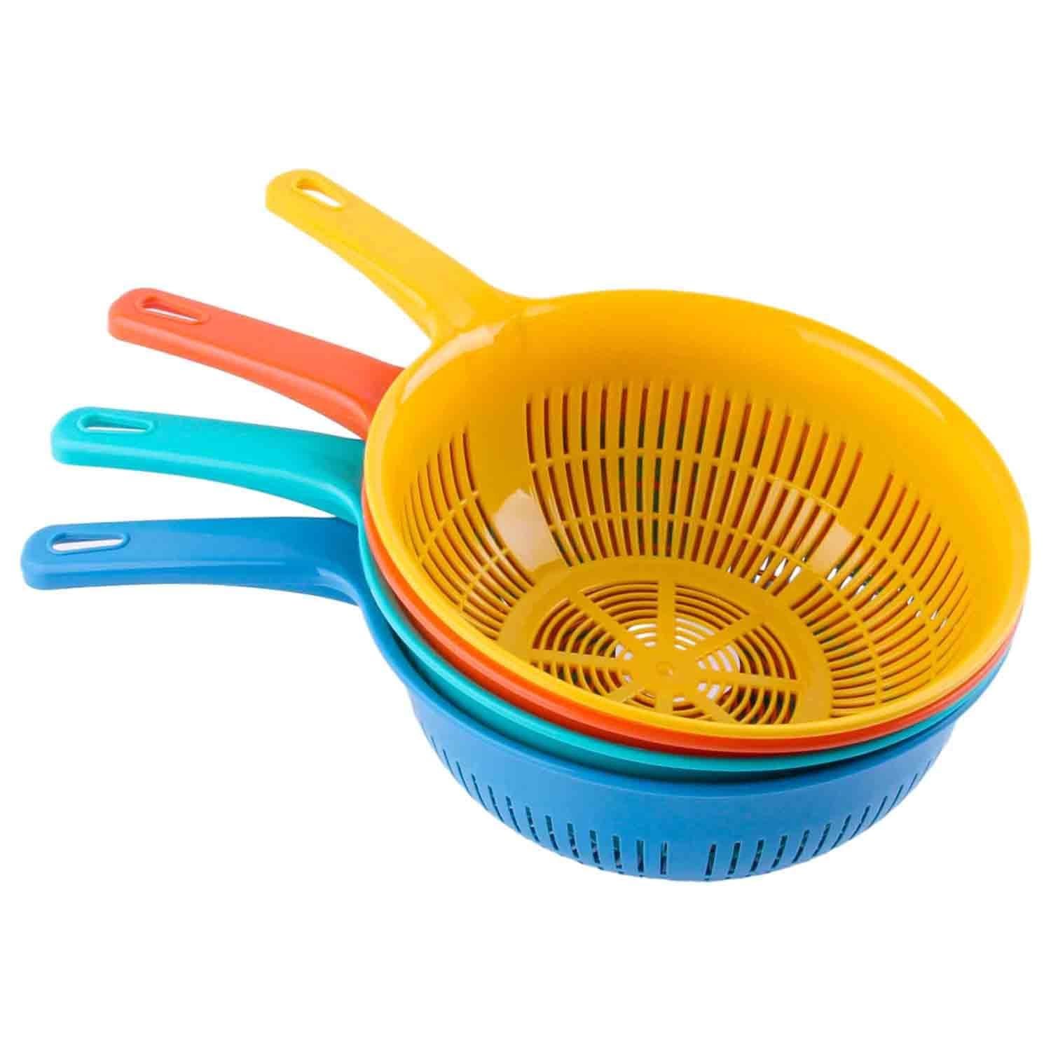 Limitless Handle Draining Basket Stackable Soaking & Draining Solution for Fresh Fruits and Veggies, Effortless Washing, Easy to Clean