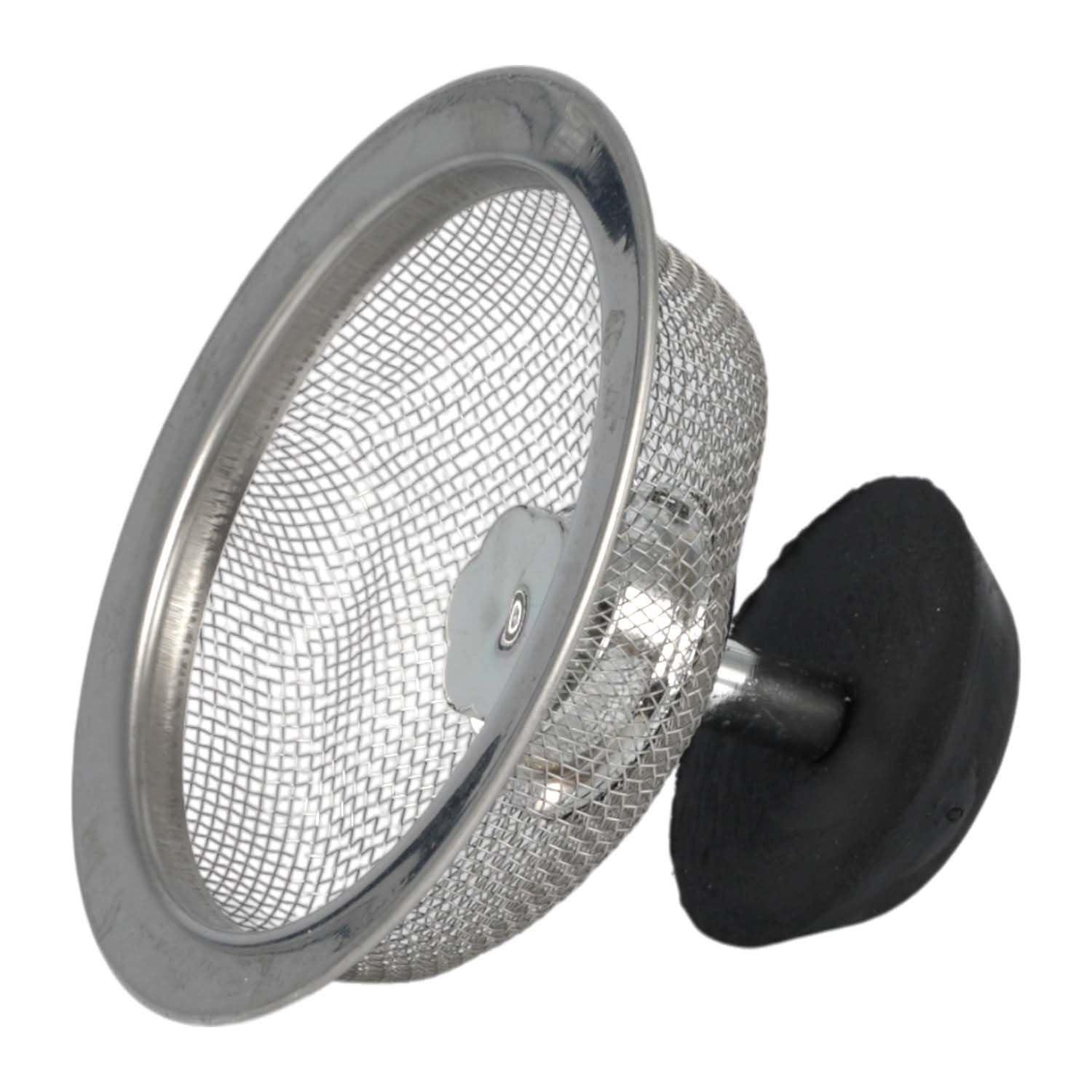 Sink Filter Mesh Stainless Steel, Kitchen Sink Strainer Removable Drain Filter