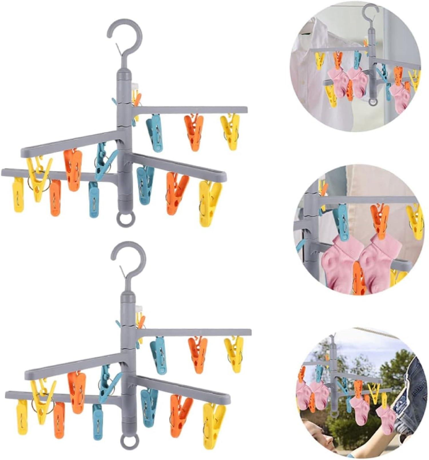 Limitless Drying Rack Clothes Drip Hanger Towel Laundry Drip Clip Plastic Laundry