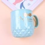 Toothbrush Cup, Unbreakable & Easy-to-Clean Holder for Toothbrush & Toothpaste, Blue