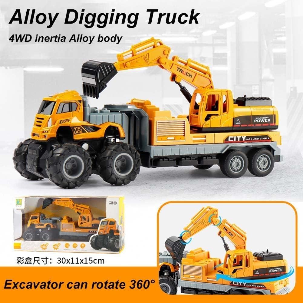 Limitless Crane Truck Toy, Chindren Construction Toy Cranes Truck Toy Sand Trucks Toys for Kids Birthday Gifts