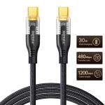 USB C Cable 30W 1.2M, Type C to C, Fast Charging, Compatible with Galaxy & iPhones