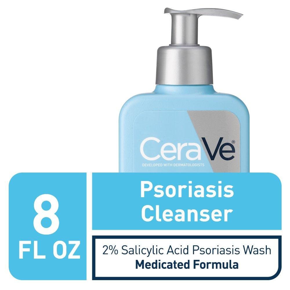 CeraVe Cleanser for Psoriasis Treatment, 8 Oz, Fl Oz (Pack of 1)