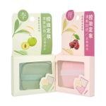 2PC Face Wash Puff & Oil-Absorbing Sponge Cleansing Exfoliating Makeup Removal, Green