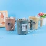 Toothbrush Cup, Unbreakable & Easy-to-Clean Holder for Toothbrush & Toothpaste, Beige
