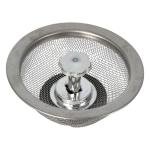 Sink Filter Mesh Stainless Steel, Kitchen Sink Strainer Removable Drain Filter