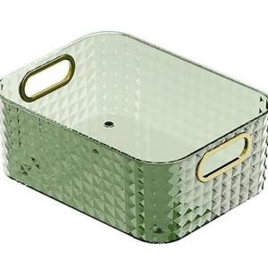Limitless Desktop Storage Organizer with Handle, Ideal for Makeup, Jewelry, & Kitchen Essentials and Portable, Makeup Organizers Container, Cosmetics Jewelry Storage Basket