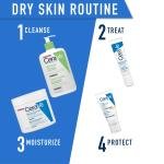 CeraVe Moisturizing Cream | 48H Body and Face Moisturizer for Dry to Very Dry Skin with Hyaluronic Acid and Ceramides | Fragrance Free | 16Oz, 454 g