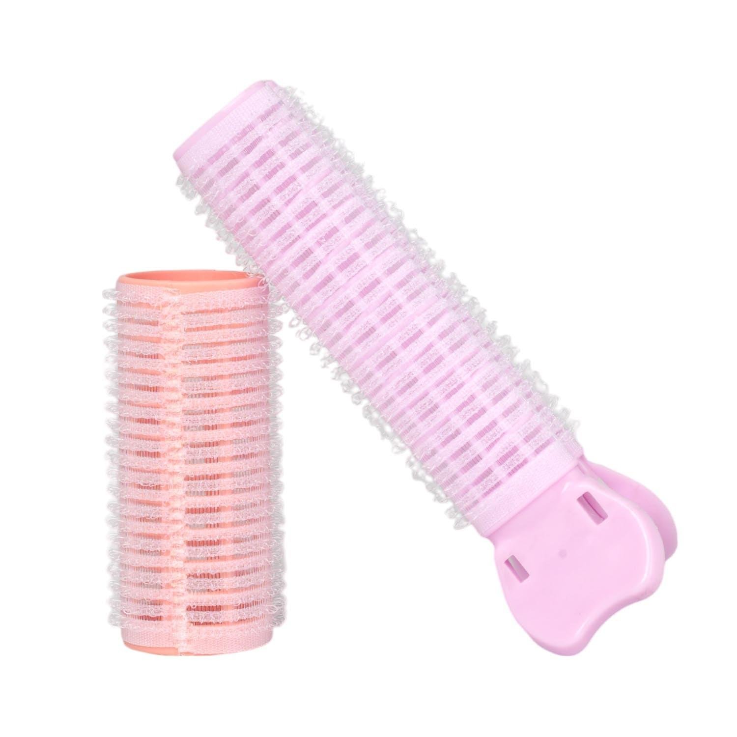 4PC Self-Adhesive Hair Curlers, No-Heat Effortless Waves, Suction Card, Multi-Color