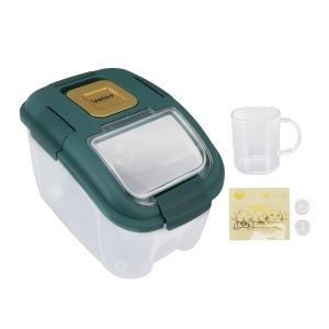 Large Capacity Rice Storage Box Airtight Container for Grains Cereal & More Clear Lid