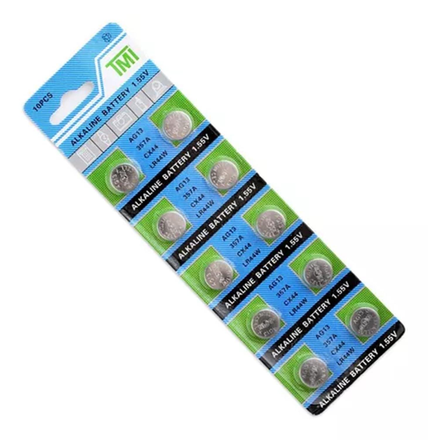 Limitless Button Cell Batteries for Toys,Music Books, Thermometers,Night Light, Watches, LED torches, Long-Lasting Performance (SILVER-10PC)
