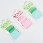 2PC Face Wash Puff & Oil-Absorbing Sponge Cleansing Exfoliating Makeup Removal, Green