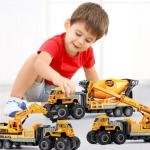 Limitless Crane Truck Toy, Chindren Construction Toy Cranes Truck Toy Sand Trucks Toys for Kids Birthday Gifts