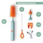 Limitless Electric Silicone Bottle Brush, Rechargeable Bottle Brush Set, Baby Bottle