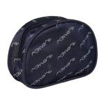 Cosmetic & Makeup Bag Stylish, Large Capacity Travel Organizer, Half Moon, Blue