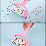 Limitless 2PC Lint Roller Kit – Ultimate Pet Hair & Dust Remover for Clothes, Carpets, & Car Seats, Suitable for Hair Clothes Carpet Car Seat Dust and Brush, Pink&White