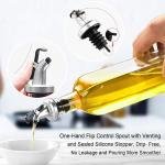 Glass Seasoning Tank Kitchen Spice Kit Bottles Premium Glass Oil Bottle 500ML