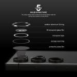 Camera Lens Protectors for Galaxy S24 Ultra, Scratch-Resistant Tempered Glass, Gold